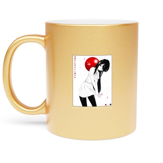 Discover Komi Can't Communciate - Metallic Mugs - Anime Metallic Mugs - Komi Cant Communicate - Metallic Mugs - Anime Metallic Mugs