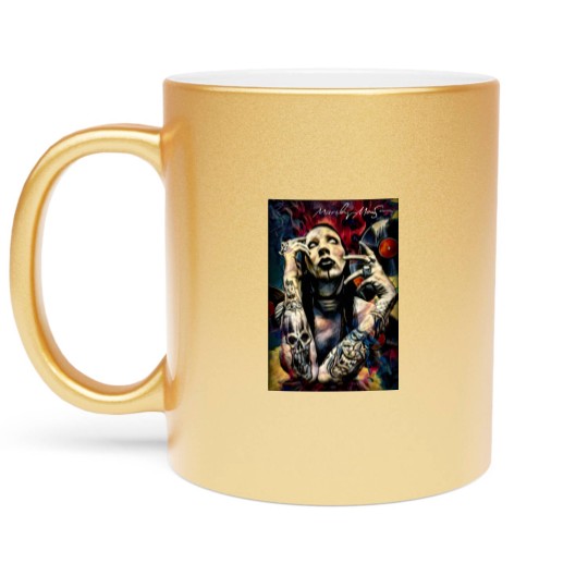 Discover Marilyn Manson Metallic Mugs
