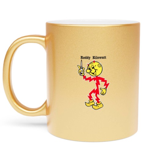 Discover vintage reddy kilowatt - Electricity - Metallic Mugs