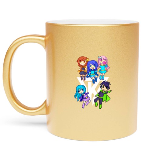 Discover Funneh and the Krew Cartoon - Funneh - Metallic Mugs