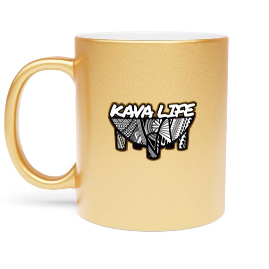 Discover Kava Life Metallic Mugs