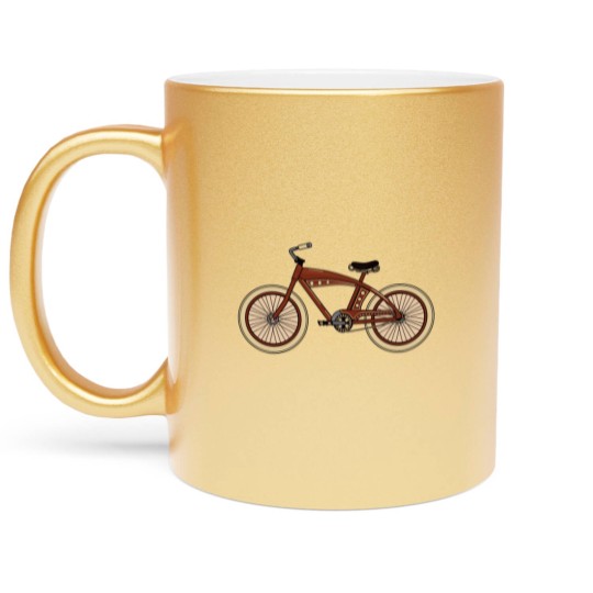 Discover Classic Bicycle Metallic Mugs