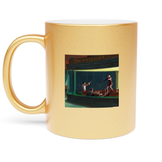 Discover Be cool Honey Bunny - Pulp Fiction - Metallic Mugs