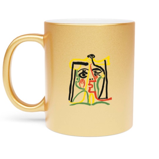 Discover Pablo Picasso - Pablo Picasso - Metallic Mugs