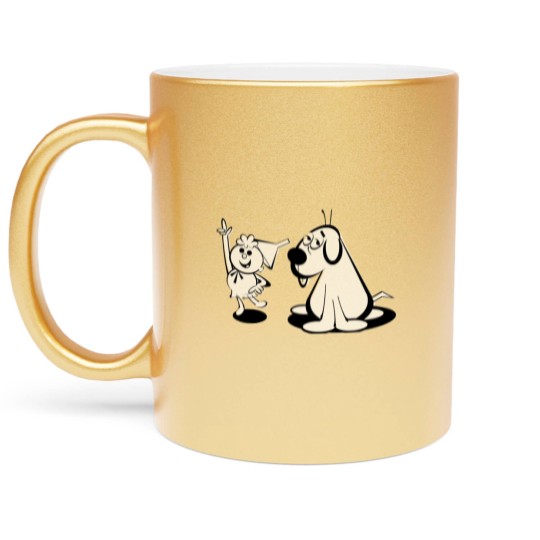 Discover Tom Terrific and Manfred the Wonder Dog - Cartoons - Metallic Mugs