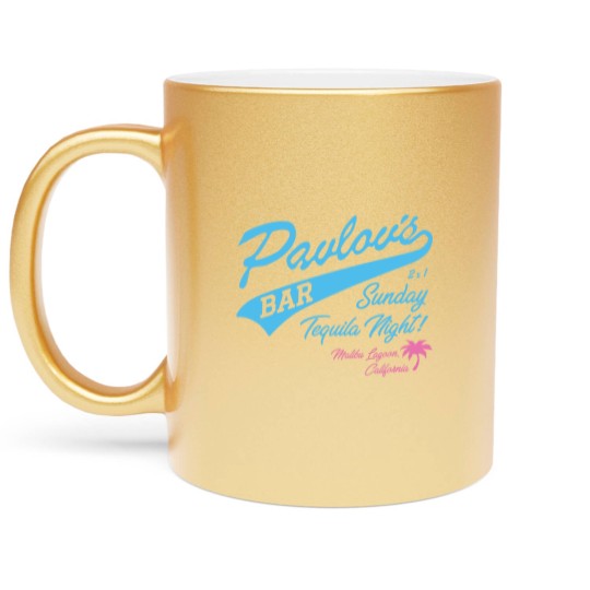Discover Two and a Half Men - Pavlov's Bar - Two And A Half Men - Metallic Mugs
