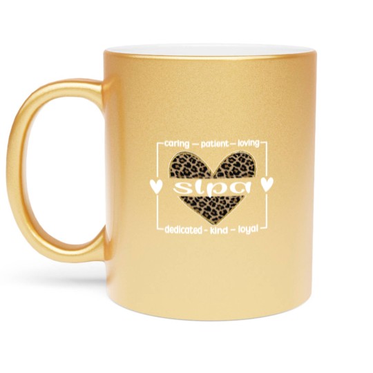 Discover SLPA Therapy Speech Language Pathologist Assistant Metallic Mugs