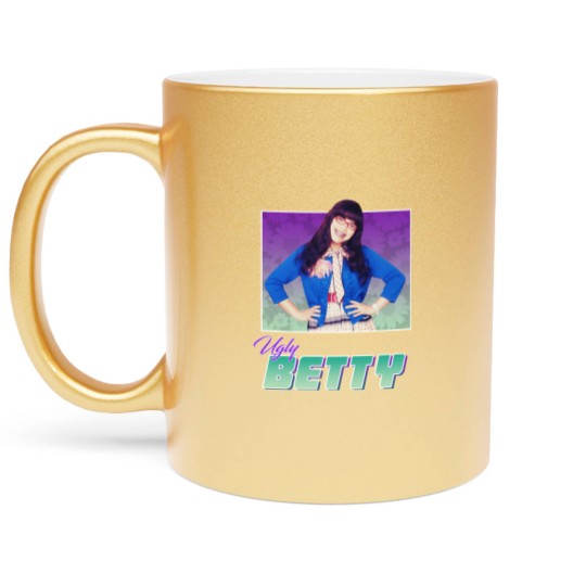Discover Ugly Betty - 80s Style Nostalgic Print by GrumpyWire Essential Metallic Mugs