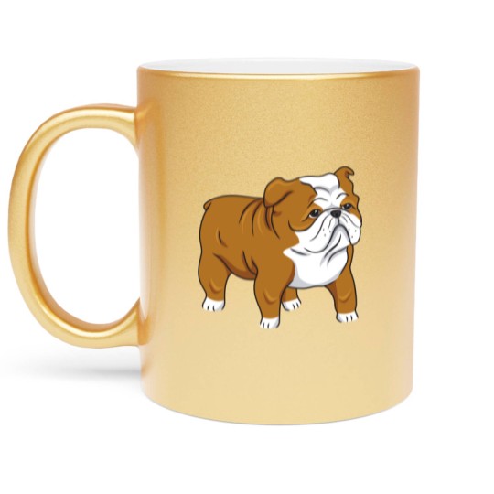 Discover Cute English Bulldog Classic Metallic Mugs