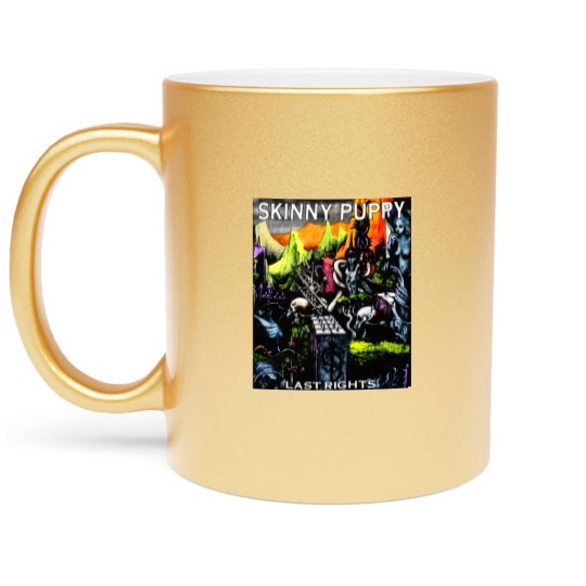 Discover Skinny Puppy Last Rights Vintage Metallic Mugs