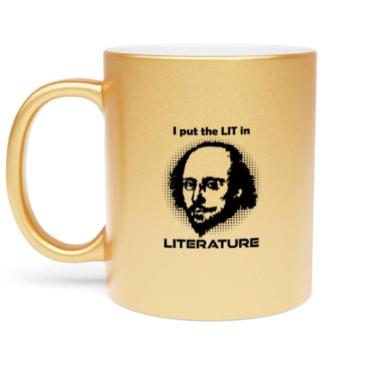 Discover William Shakespeare Literature Metallic Mugs