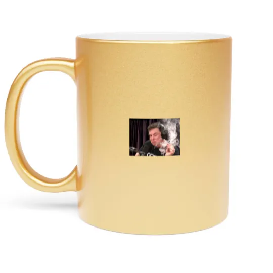 Discover Pfnetie  Elon Musk Smokes Short Sleeve Metallic Mugs