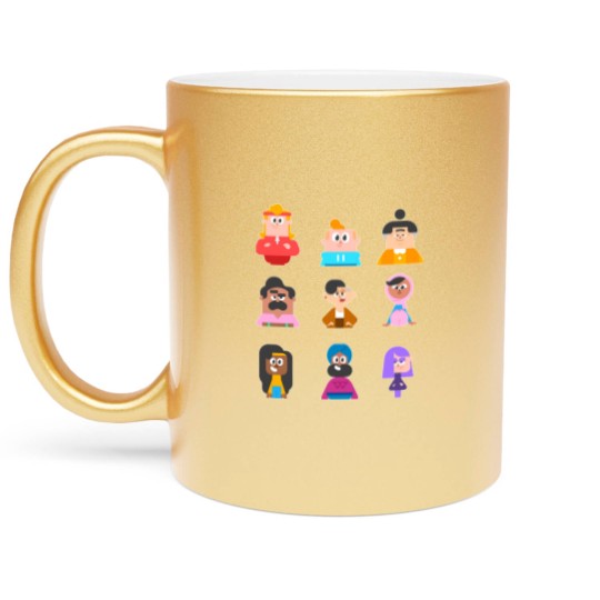 Discover Duolingo Characters   Classic Metallic Mugs Metallic Mugs