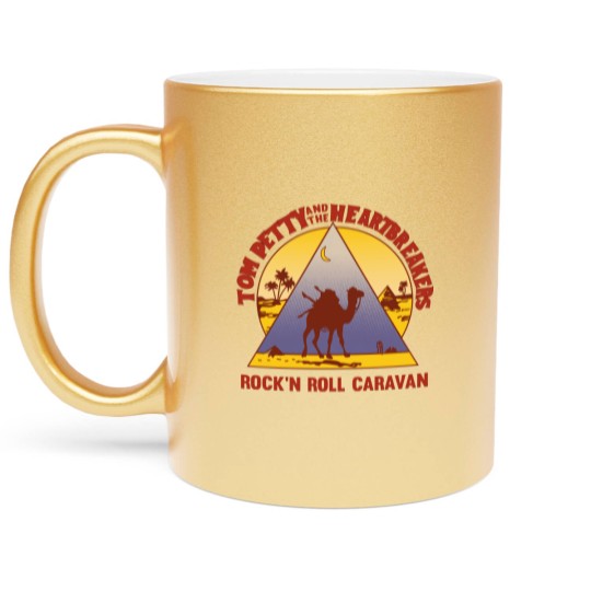Discover Vintage Tom Petty And The Heartbreakers Rock And Roll Metallic Mugs,
