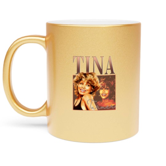 Discover Tina Turner Metallic Mugs Vintage Singer Retro Tina Turner Metallic Mugs Tina Turner