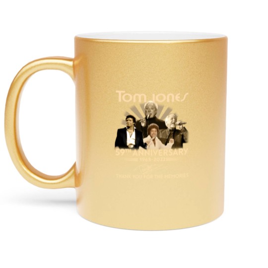 Discover Tom Jones 59th Anniversary Metallic Mugs, Tom Jones Metallic Mugs