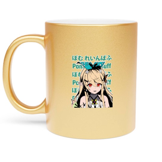 Discover Nijisanji EN Pomu Rainpuff Blush Metallic Mugs