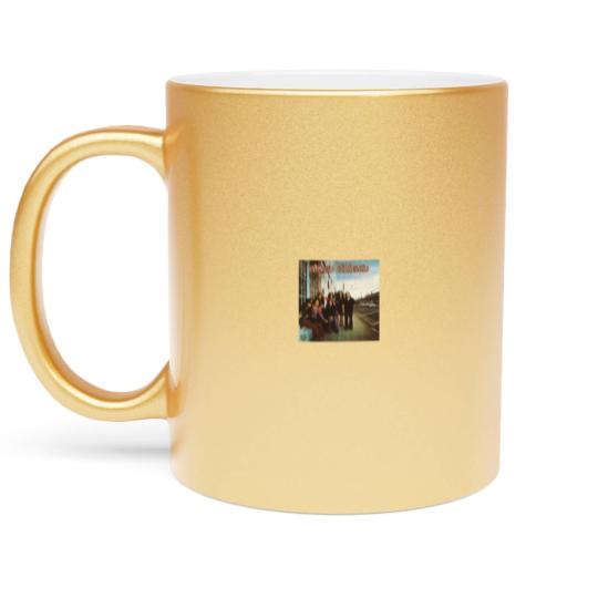 Discover Lynyrd Skynyrd - Pronounced Leh-nerd Skin-nerd Metallic Mugs