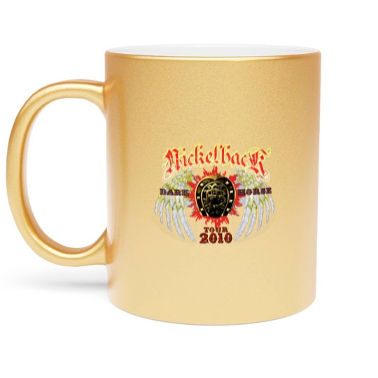 Discover Best rock band Nickelback news logos, Nickelback Logo Tour 2010 Metallic Mugs