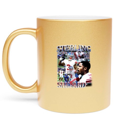Discover Saquon Barkley Sterling Shepard Metallic Mugs