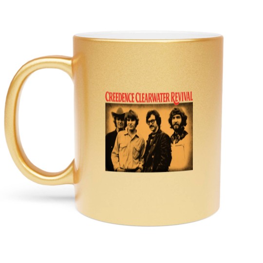Discover Creedence clearwater revival Vintage Metallic Mugs