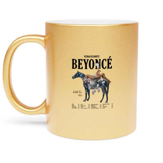 Discover Beyonc Renaissance Metallic Mugs, Beyonc 2023 Tour Metallic Mugs