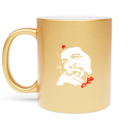 Discover Rebel Cuban Metallic Mugs Guerrilla Revolution Vintage Che Guevara Metallic Mugs