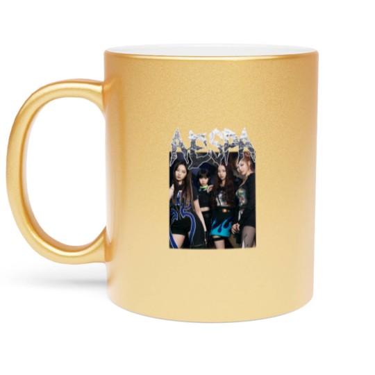 Discover Aespa Vintage Members Metallic Mugs