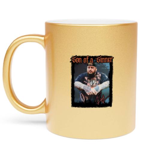 Discover Jelly Roll 2023 Tour Metallic Mugs, Jelly Roll Backroad Baptism 2023 Tour Metallic Mugs