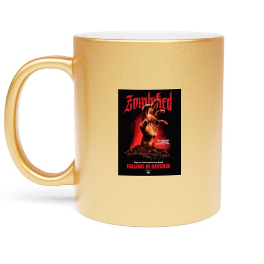 Discover Zombified falling in reverse | Active Metallic Mugs