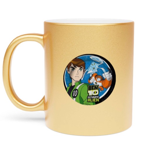 Discover quickly Ben 10 Ultimate Alien trouble Metallic Mugs