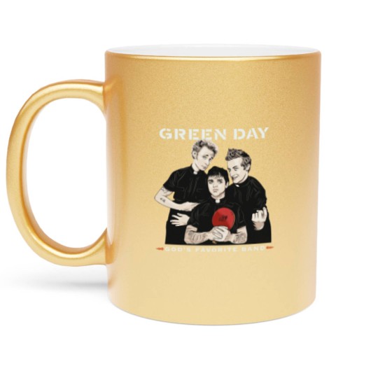 Discover Green Day Metallic Mugs Green Day Metallic Mugs Green Day God's Favorite Band Metallic Mugs Metallic Mugs