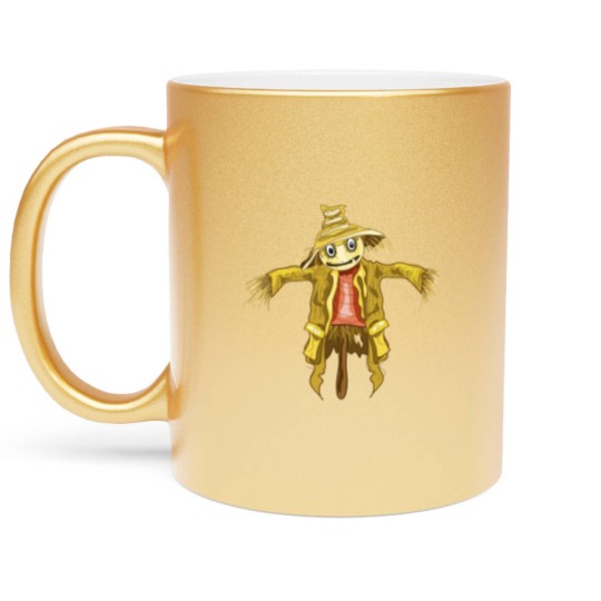 Discover Shades Of A Scarecrow Metallic Mugs