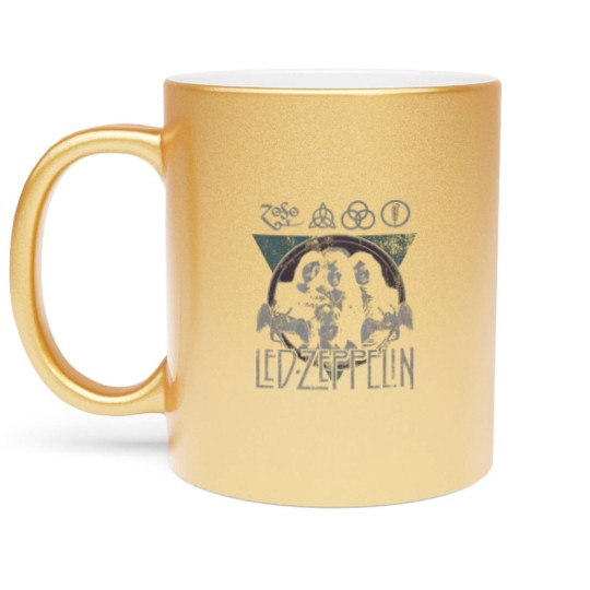Discover LE.D ZE.PP.ELIN Rock n' Roll Metallic Mugs, Rock n' Roll Metallic Mugs, Old School Rock Metallic Mugs