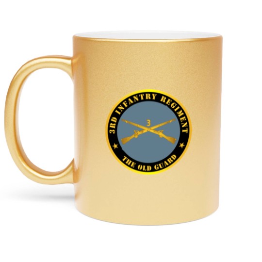 Discover 3rd Infantry Regiment The Old Guard w Inf Branch Metallic Mugs