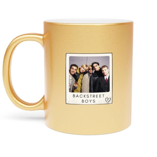 Discover Back Street Boys Polaroid Metallic Mugs