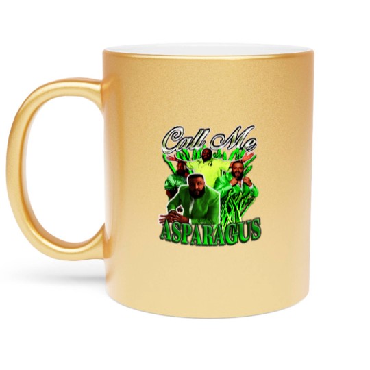 Discover Call Me Asparagus Dj Khaled Metallic Mugs