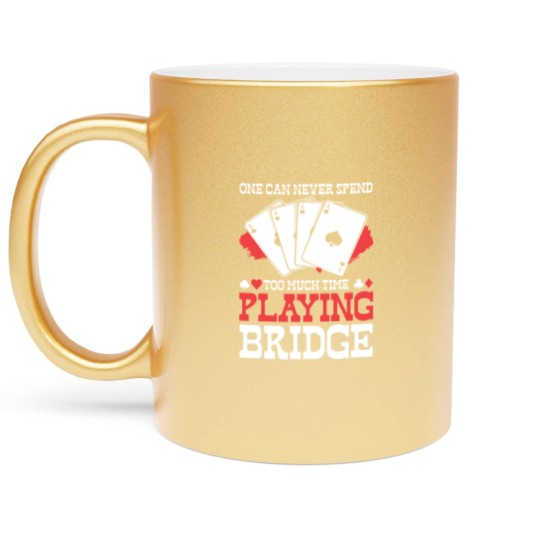 Discover Poker Cards Bridge Gambling Metallic Mugs