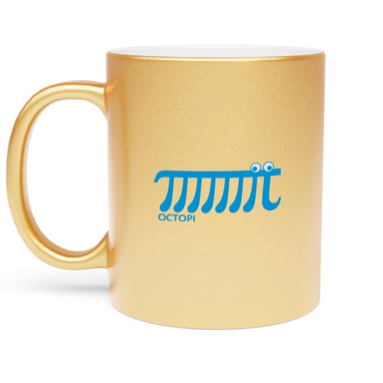 Discover Pi, Math, Mathematics, Octopi, Number, Octopus Metallic Mugs