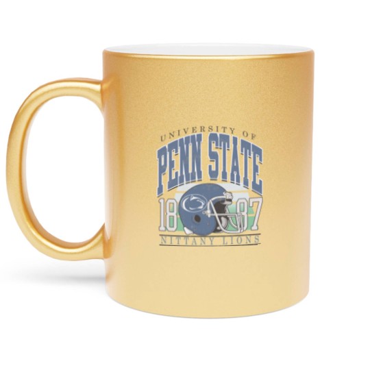 Discover Vintage University of Penn State 1887 Metallic Mugs