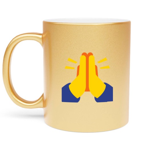 Discover Pray Emojis Metallic Mugs