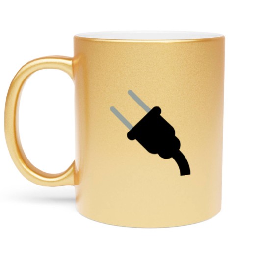 Discover Plug Emojis Metallic Mugs