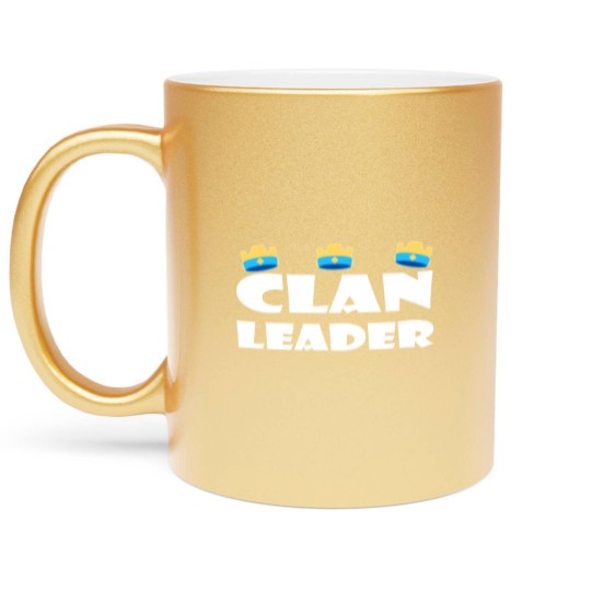 Discover Clash Of Clans Clan Leader - Perfect for COC fans and Clash Royale Fansfunny Metallic Mugs