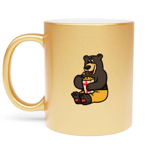 Discover Swiss Bear and Popcorn Metallic Mugs