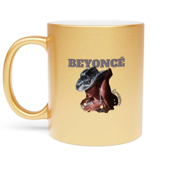 Discover Beyonce Paint Graphic Metallic Mugs, Vintage Metallic Mugs, Beyonce Renaissance Tour, Beyonce Tour Metallic Mugs