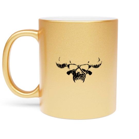 Discover Danzigs Skull Bone Heavy Metal Rock Band Legend Metallic Mugs