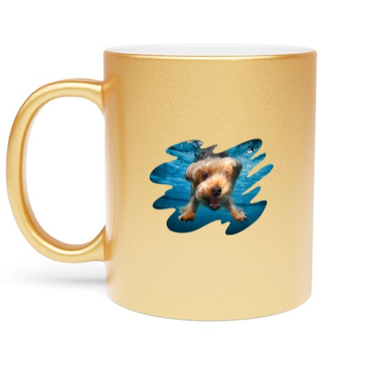 Discover Underwater Dogs Brady by Seth Casteel Metallic Mugs