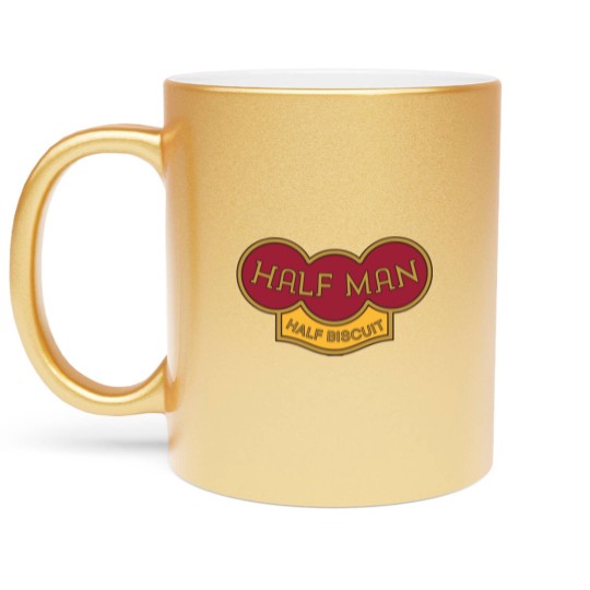 Discover Half Man Half Biscuit Metallic Mugs