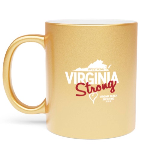 Discover Virginia Beach Strong Metallic Mugs