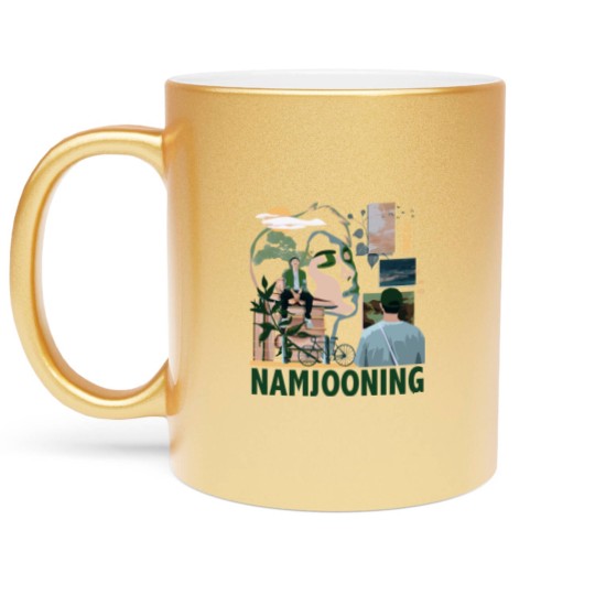 Discover Vintage J-Hope Metallic Mugs, J-Hope Unisex Kpop Metallic Mugs, BTS Metallic Mugs, Vintage Style Korean Pop  Metallic Mugs